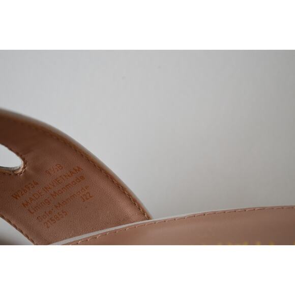 Cole Haan Alyce Heel Sandal White Leather Size 9.5 - Picture 8 of 9